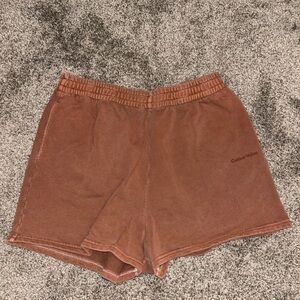 Outdoor Voices Women's Rust-Color Sweat Shorts